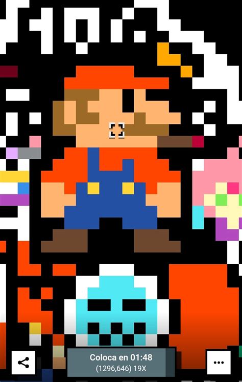 Rplace Mario Rmario