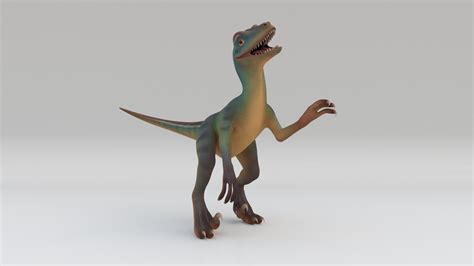 D Velociraptor Animated Model Turbosquid