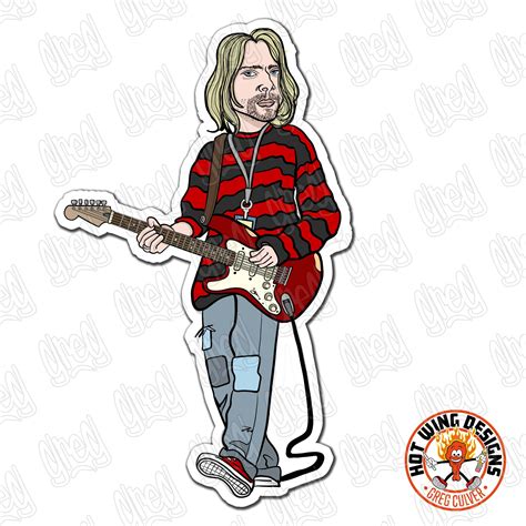 Kurt Cobain Cartoon Background