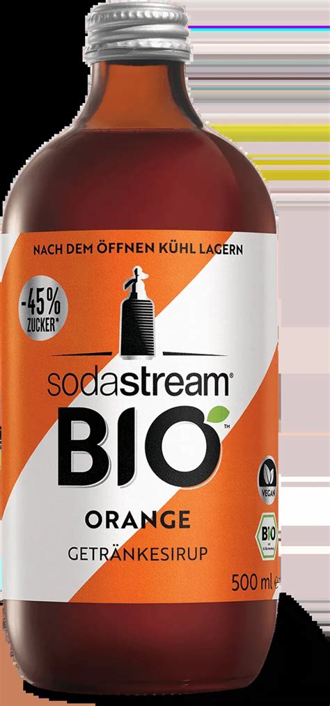 Sodastream Bio Sirup Orange 500 Ml Piccantino Onlineshop Schweiz