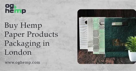 hemp paper products in London – OG Hemp