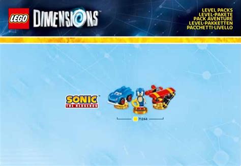 LEGO Instructions For Set 71244 Sonic The Hedgehog Level Pack