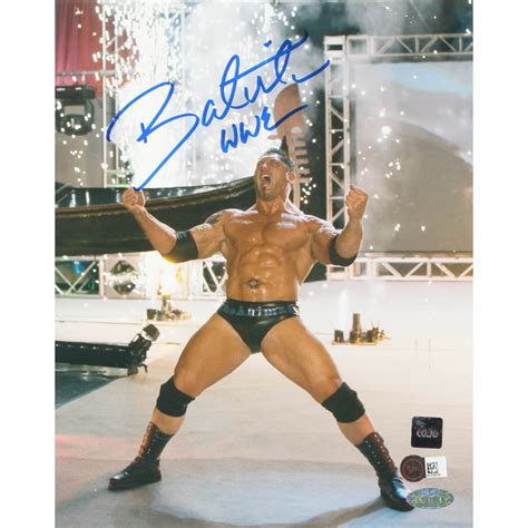 Dave Batista Signed Wwe X Photo Inscribed Wwe Steiner Sm Cojo