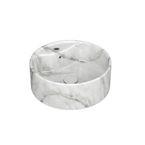 Раковина накладная BAU Element D41 YBD2586, с отверстием под смеситель ...