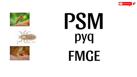 PSM for fmge | vectors and contraception #fmge #fmgepreparation # ...
