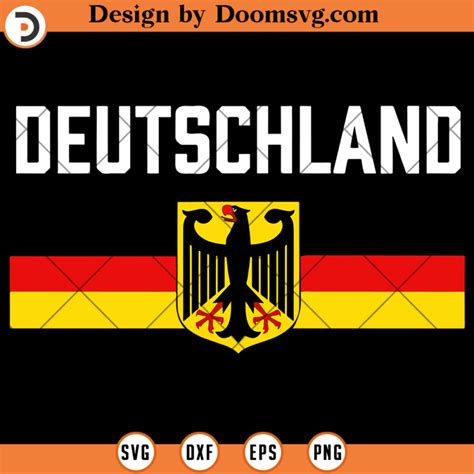 Deutschland Svg Germany Soccer Jersey Style Fussball Svg Files For