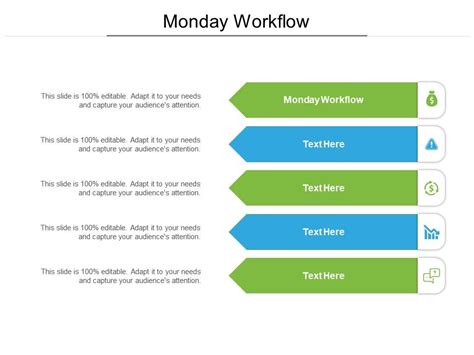 Monday Workflow Ppt Powerpoint Presentation Ideas Inspiration Cpb | Presentation Graphics ...