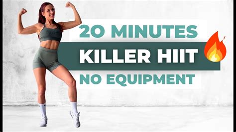 Full Body 20 Minutes Hiit Workout Burn Calories With A High Intensity