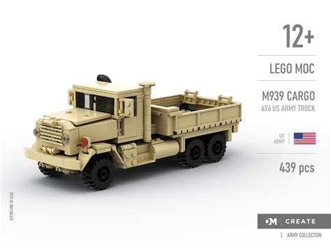 LEGO MOC Army collection - M939 Cargo - 6x6 US Army truck by DMcreate ...