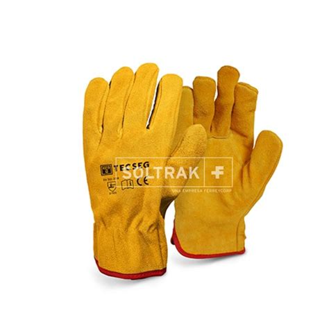 Guantes De Cuero Carnaza De Uso General Tecseg As