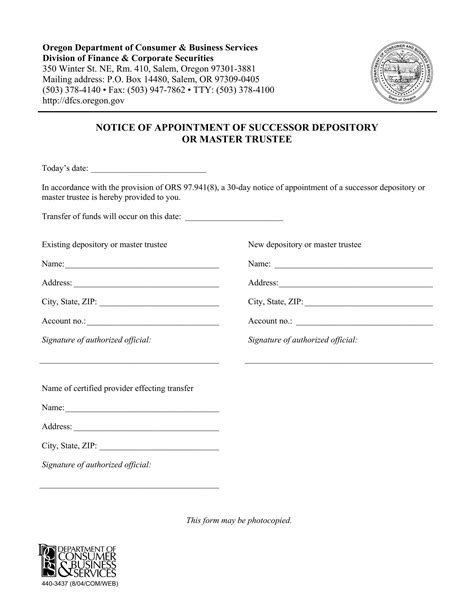 Appointment Successor Trustee Pdf Form Formspal