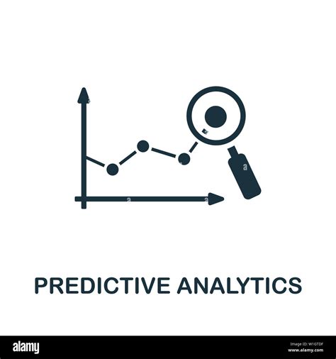 Predictive Analytics Icon Symbol Creative Sign From Crm Icons Collection Filled Flat