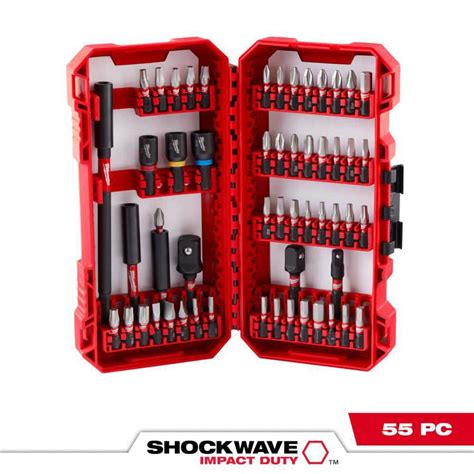 Milwaukee Shockwave Impact Duty Alloy Steel Screw Driver Bit Set With