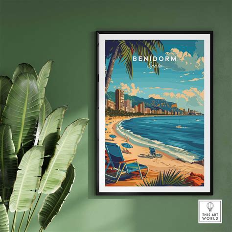 Benidorm Travel Print