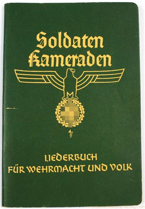 Soldaten Kameraden Liederbuch für Wehrmacht und Volk 1938 Militaria