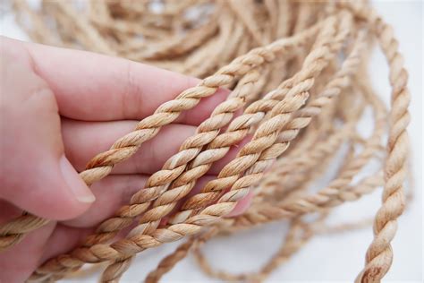 5mm Twisted Rope Natural Water Hyacinth Rope Decorating Weddings Custom Rope Water Hyacinth