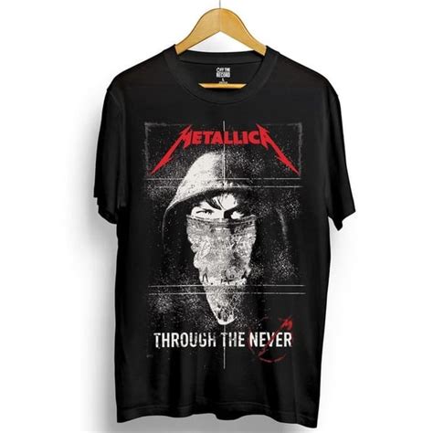 Jual Kaos Baju Band Musik Metal Rock Legend Metallica Through The Never