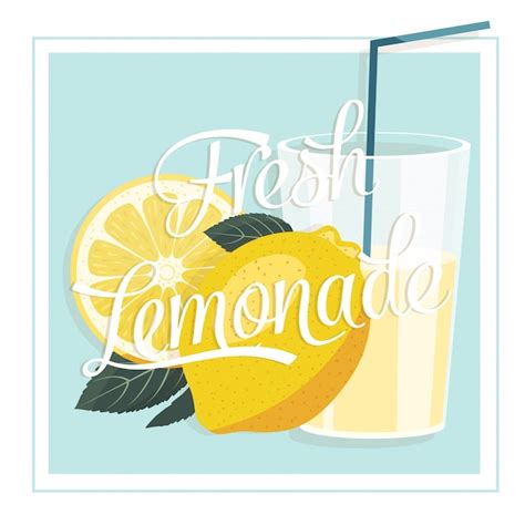 Free Vector Lemonade Illustration