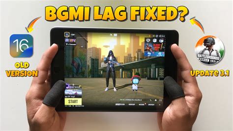 Ipad Mini Bgmi Lag Test With Handcam After New Update Lag Fixed