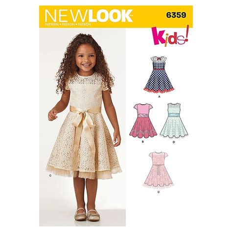 Patron De Robe C R Monie Enfant New Look R F Nl Europ Distri