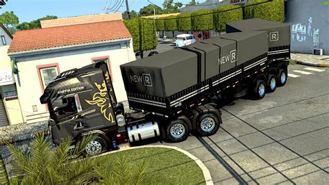 Scania Griffin Edition No Bitrem 9 Eixos Curto Muito Peso Ets 2