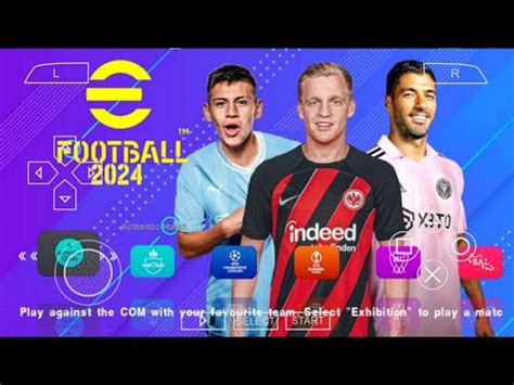 Efootball Pes Ppsspp Camera Ps New Update Real Faces Kits