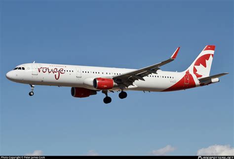 C FJQH Air Canada Rouge Airbus A321 211 WL Photo By Peter James Cook