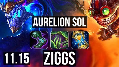 AURELION SOL Zyra Vs ZIGGS Morgana ADC 7 1 13 1 8M Mastery