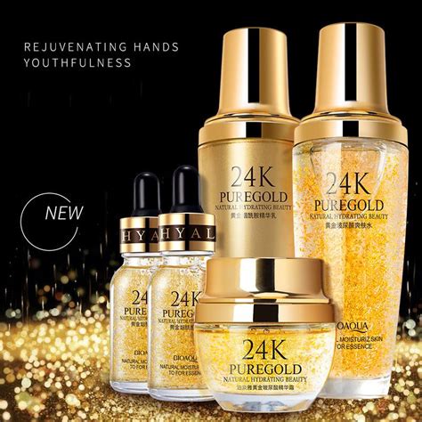 Buy BIOAQUA 24k Gold Essence Hyaluronic Acid Hydrating Essence Gift Set