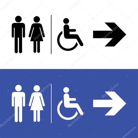 Printable Restroom Signs With Arrow Printabledbwebapp