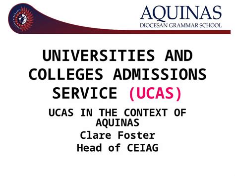 Ppt Universities And Colleges Admissions Service Ucas Ucas In The