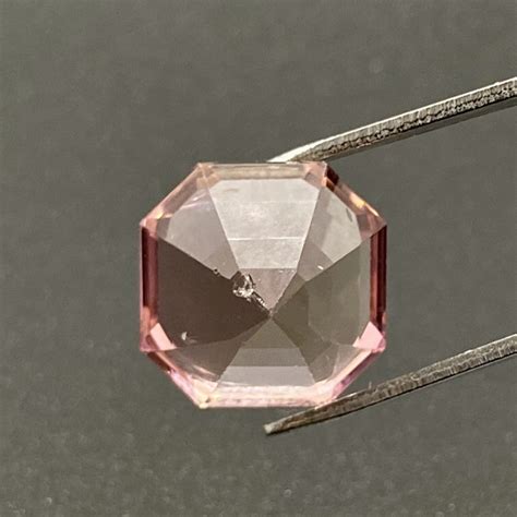 1116 Cts Natural Light Pink Asscher Cut Tourmaline