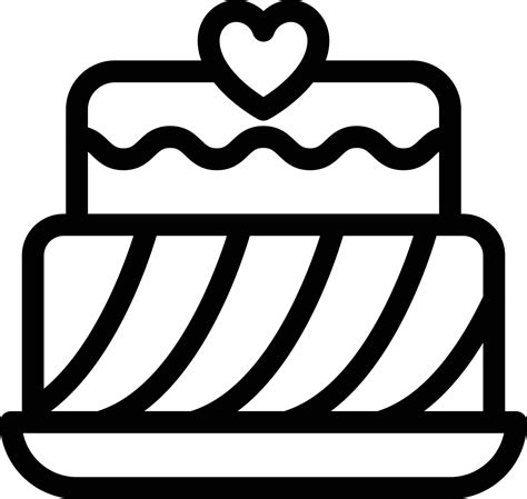 Wedding Cake Vector Illustration On A Backgroundpremium Quality