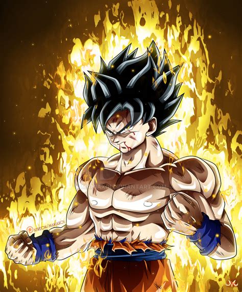 Goku Ultra Instinct Super Saiyan By Maniaxoi On Deviantart