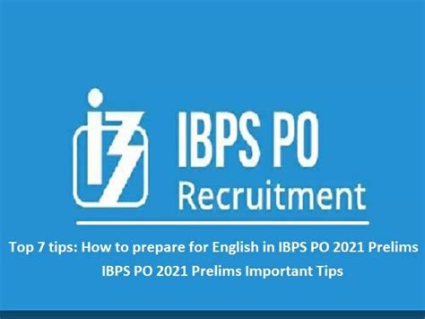 Ibps Po Prelims Important Tips Check How To Prepare For English