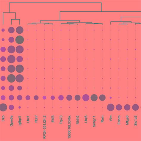 Visualizing Differential Gene Expression A Dot Plot Showing The