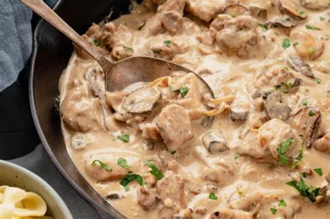 Creamy Chicken Stroganoff Foxes Love Lemons