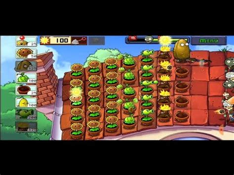 Pvz Planta Vs Zombies Desbloqueo En El Tejado Paraplanta Planta Vs