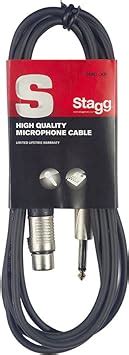 Stagg Smc Metre Standard Microphone Cable Amazon Co Uk Musical