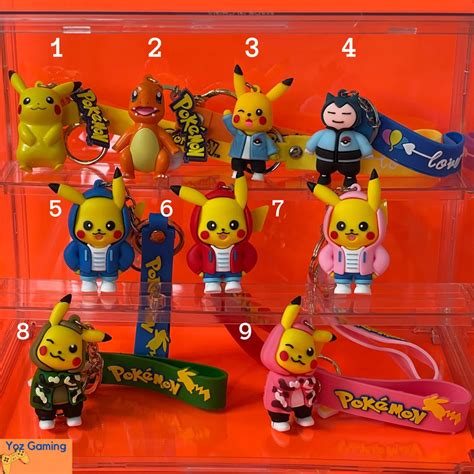 Pokemon Pikachu Snorlax Keychains Hobbies And Toys Toys And Games On
