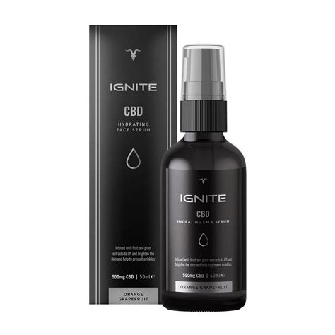 Ignite Cbd Hydrating Face Serum 500mg Premier Cbd