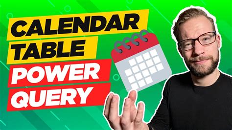 Create Date Table Or Calendar In Power Query M Complete Guide YouTube