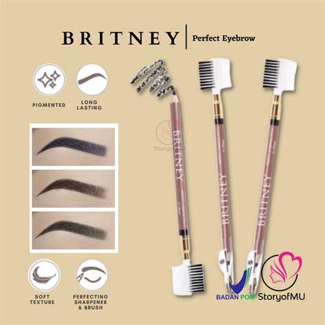 Jual Purbasari Britney Perfect Eyebrow Pencil Eye Brow Pensil Alis