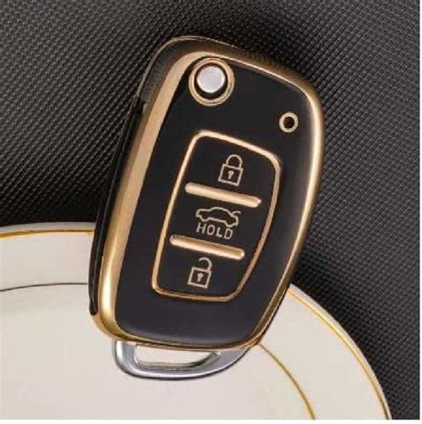 Tpu Key Cover Compatible With Hyundai Grand I Nios With Flip Key