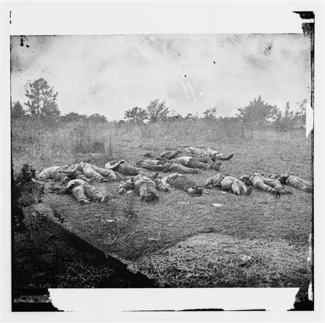 Gettysburg Pennsylvania Confederate Dead View Looking Toward The