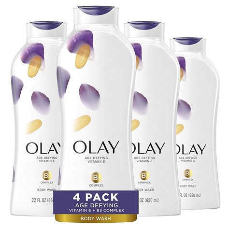 Olay Age Defying Body Wash With Vitamin E B3 Complex 22 Fl Oz Pack