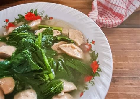 Resep Sawi Kuah Bakso Oleh Maria Wresti Sarsanti Cookpad