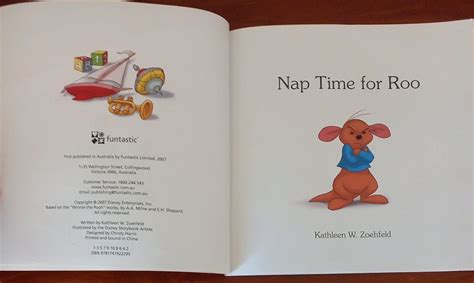 Nap Time For Roo By Kathleen W Zoehfeld P B Winnie The Pooh Library Ebay