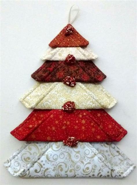 30 Diy Wall Christmas Tree To Except Your Space Fabric Christmas Ornaments Fabric Christmas