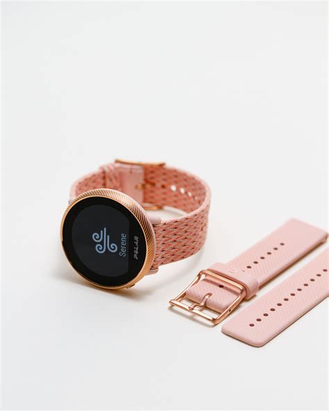 Polar Ignite 2 Pink Rose Silicone Strap Watchesonline